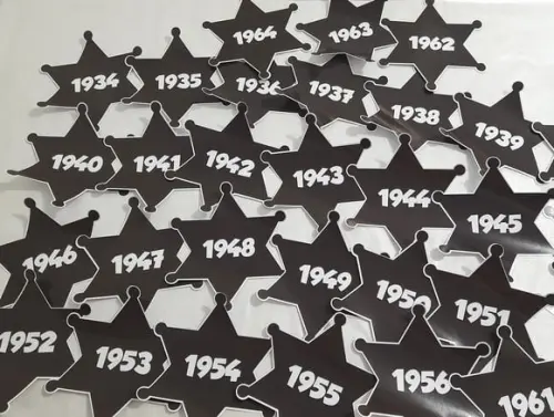 Adesivo Estrela - Escrita Personalizável