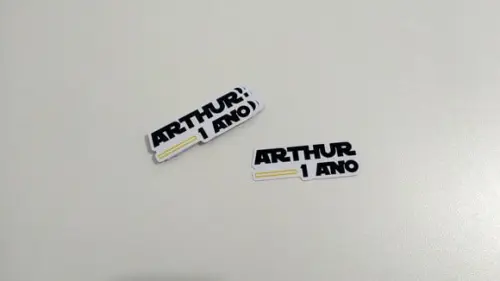 Adesivo Nome - Star Wars