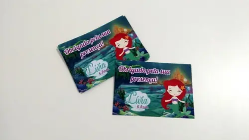 Adesivo para bolha de sabão - Sereia