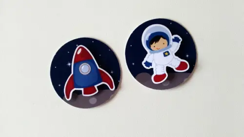 Aplique 3d - Astronauta