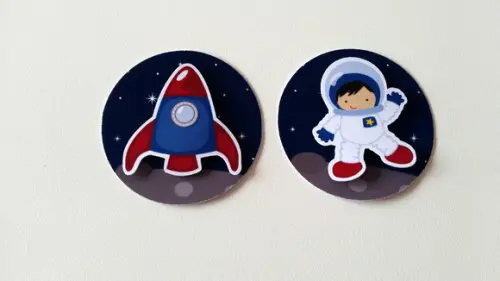 Aplique 3d - Astronauta