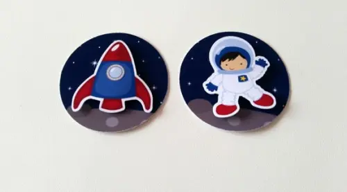 Aplique 3d - Astronauta