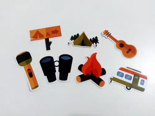 Aplique Acampamento 7 cm - Escoteiro