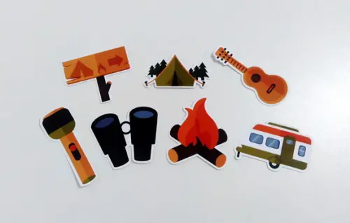 Aplique Acampamento 7 cm - Escoteiro