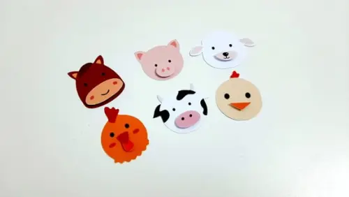 Aplique Animais da Fazenda 3d