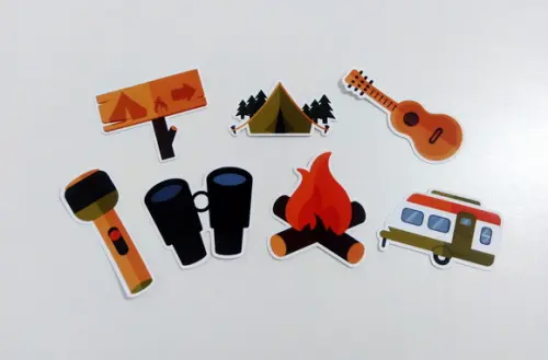 Aplique Acampamento 7 cm - Escoteiro