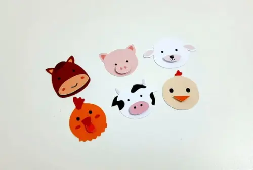Aplique Animais da Fazenda 3d