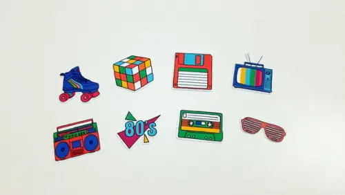 Aplique Anos 80 - 3 cm