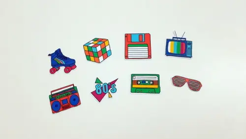 Aplique Anos 80 - 7 cm