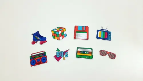 Aplique Anos 80 - 3 cm