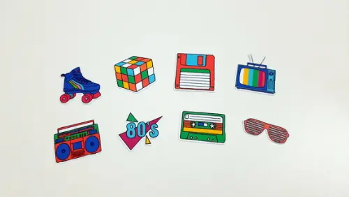 Aplique Anos 80 - 7 cm