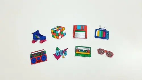 Aplique Anos 80 - 7 cm