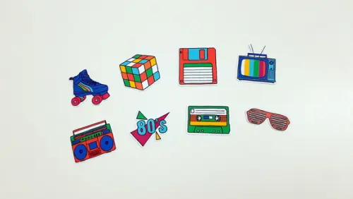 Aplique Anos 80- 5 cm