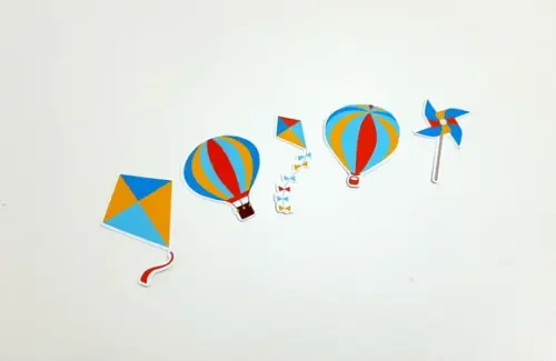 Aplique Balão Pipa Catavento 5 cm