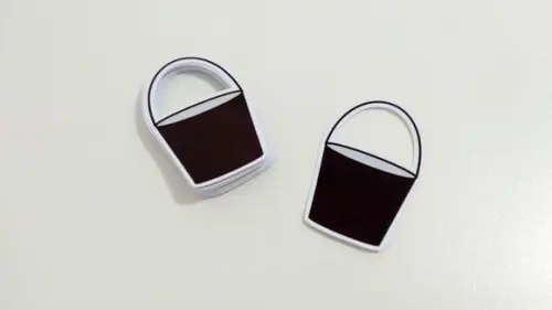 Aplique Baldinho 5 cm - Fazendinha