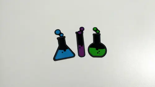 Aplique Ciências 7 cm - Laboratório
