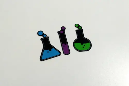 Aplique Ciências 7 cm - Laboratório