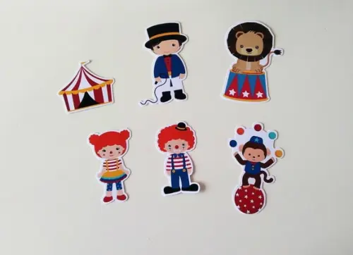 Aplique Circo 7 cm