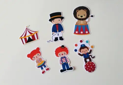 Aplique Circo 7 cm