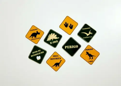 Aplique Dinossauro 5 cm - Plaquinhas