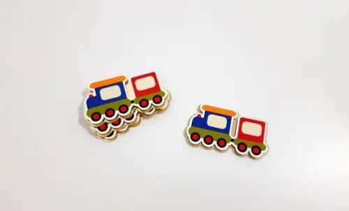 Aplique Duplo Trem - Brinquedos