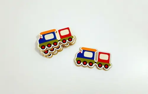 Aplique Duplo Trem - Brinquedos