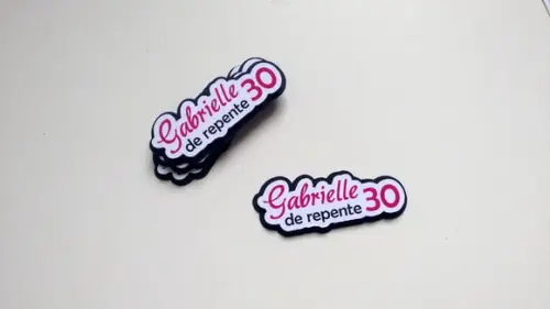 Aplique em camadas - De repente 30