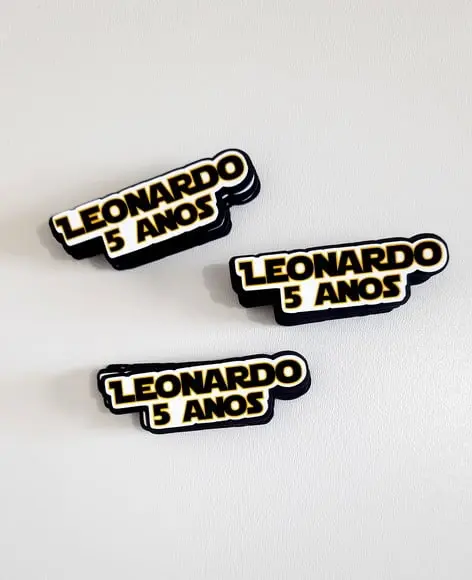 Aplique em Camadas - Star Wars