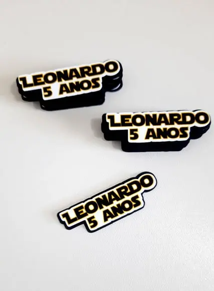 Aplique em Camadas - Star Wars