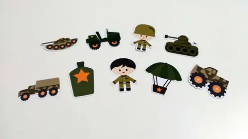 Aplique Exército 7 cm
