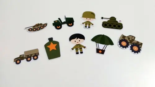 Aplique Exército 5 cm