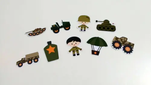 Aplique Exército 7 cm
