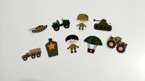 Aplique Exército 7 cm