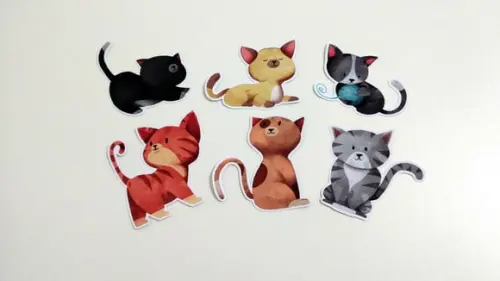 Aplique Gatinhos 5 cm
