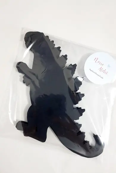 Aplique Godzilla - Silhueta Preta
