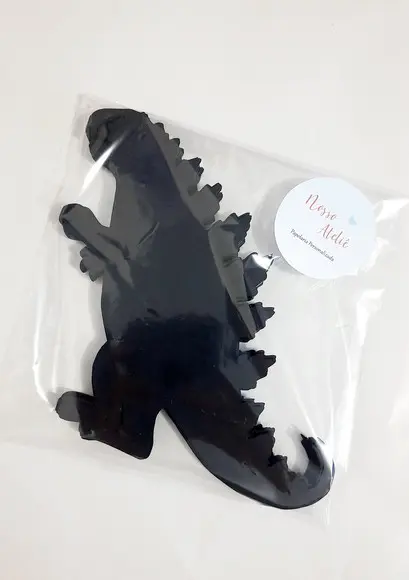 Aplique Godzilla - Silhueta Preta