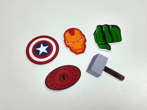 Aplique Heróis 5 cm