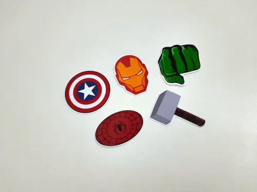 Aplique Heróis 5 cm