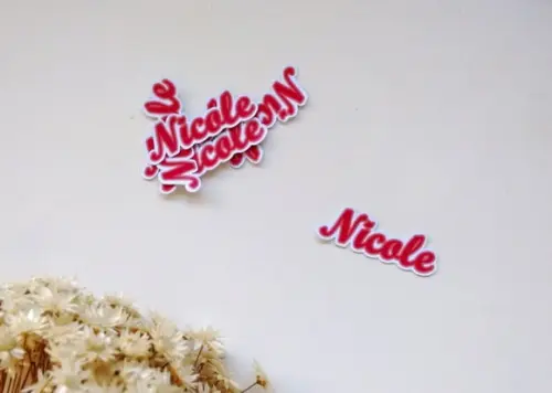 Aplique Nome