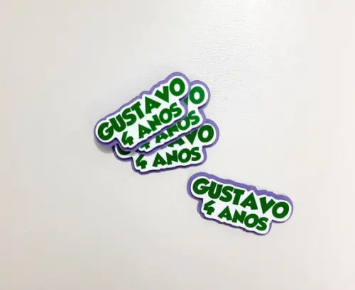 Aplique Nome em Camadas