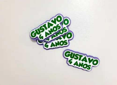 Aplique Nome em Camadas
