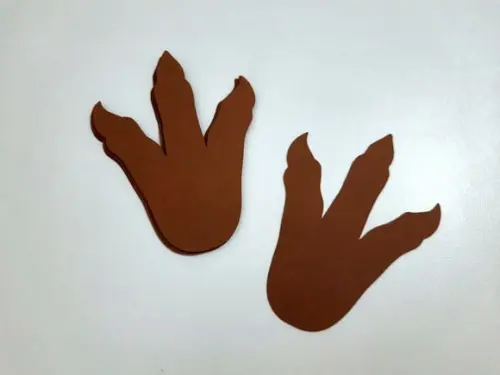 Aplique Pegada de Dinossauro