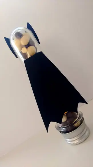 Aplique para tubetes Morcego