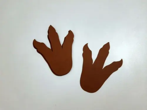 Aplique Pegada de Dinossauro