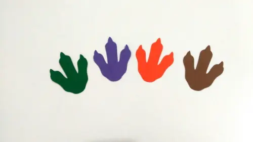 Aplique Pegada de Dinossauro