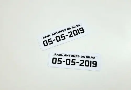 Aplique Placa De Carro