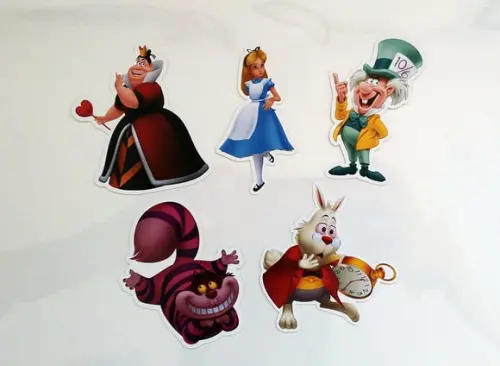 Apliques Alice no Pais das Maravilhas 7 cm