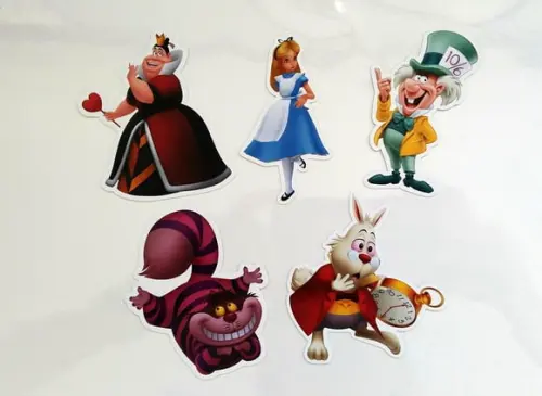 Apliques Alice no Pais das Maravilhas 7 cm