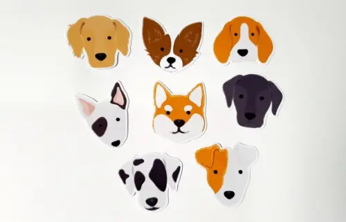 Apliques Cachorrinho 3 cm