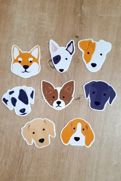 Apliques Cachorrinho 5 cm